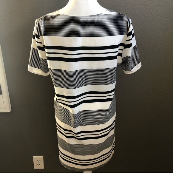 Express Stripe Lace Up Shift Dress - Picture 10 of 10